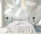songqians Papier Peint Panoramique Plumes aquarelle peintes à la main Papier Peint 3D Tapisserie Murale Décoration Chambre Salon -S038-350cmx250cm