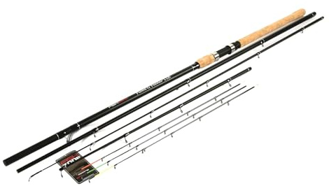 Fishzone Classic Float and Feeder fishing rod 10ft (3 to 7lb lines) Dual Purpose Fishing Rod. Float top and feeder top 3 push in quiver tips rated 0.5oz, 0.75oz and 1.5oz
