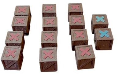 Geek Art Play - Set mit 14 Behältern für Zombicide Brettspiele - Zubehör, kompatibel mit Brettspielen