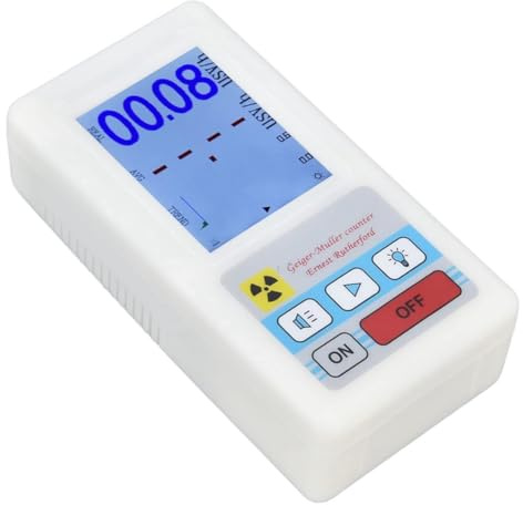 Blmirror Nuclear Radiation Detector, BR‑6 Geiger Counter Easy Reading Multifunctional Radiation Detector for Nuclear Radiation