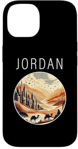 Jordan scenery Art Deco Case for iPhone 14