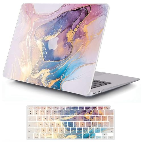 MOKASE Hülle Kompatibel mit MacBook Air 15 Zoll M5-M2 2026-2023, White Gold | M5-M2 A3448 A3241 A3114 A2941, Schlankes Hartschalenetui aus Kunststoff & Tastaturabdeckung für MacBook Air 15 Zoll 2026-2023
