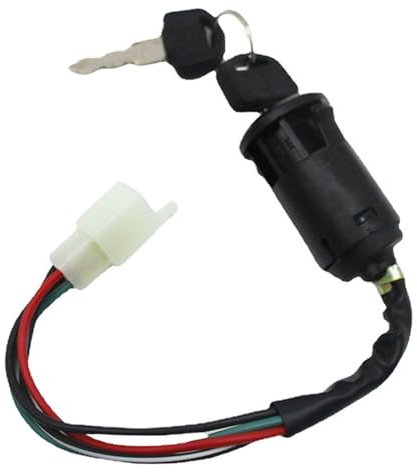 Allumage à 4 broches Interrupteur à clé 4 fils pour 50 cc 70 cc 90 cc 110 cc 125 cc Dirt Bike Pocket Bike