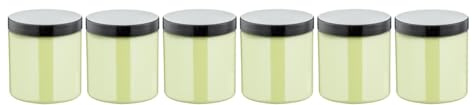 Claudius Scrub Salz Fresh Ingwer - 300 Gramm mit schwarzem Deckel 6er Set