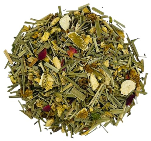 Premium Ginger Limone Tisana alle Erbe Fresca – da 25g a 1,95Kg – Tè Sfuso (460 Grammi)