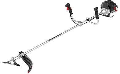 TONINO LAMBORGHINI - Débroussailleuse thermique 52Cm3-2.9CV 2T Easy start Coupe 42cm Fil nylon + Lame 3 dents Système anti-vibrations