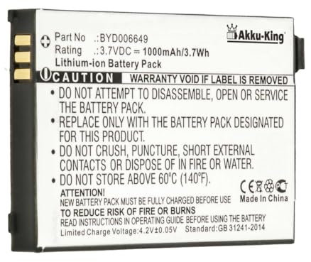 Akku-King Akku kompatibel mit Philips BYD001743, BYD006649 - Li-Ion 1000mAh - für Philips Avent Eco SCD535 DECT, SCD530, SCD535, SCD535/00, SCD536, SCD540