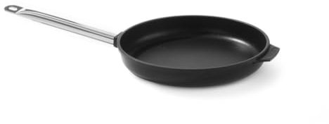 HENDI Bratpfanne, für alle Herdarten, ausser Induktion, Whitford® Xylan Antihaftbeschichtung, Geschirrspülmaschinengeeignet, Edelstahlgriff 18/10 nimmt keine Wärme auf, Boden: ø220mm, Aluminium