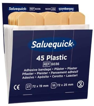 Salvequick Sofortpflaster Einsatz 45 Plastic REF 6036