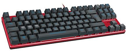 Speedlink Mechanische Gamer Tastatur für PC / Computer - Ultor Gaming Keyboard USB (zuschaltbare Tastenbeleuchtung - konfigurierbare Tasten - 5 Profile, 6 Makro-Tasten, Anti-Ghosting, Rollover-Technik)
