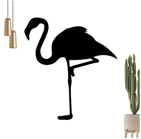 hauptsachebeklebt Kiwistar Flamant rose – Oiseau Plume rose en 6 tailles – Sticker mural