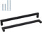 goldenwarm 25Pack Cabinet Handles Black Bathroom & Kitchen Door/Cupboard Handles - 288mm Hole Centres