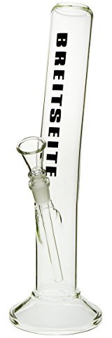 Breitseite Bong mit Rundfuß gebogen - 40 cm, 18,8 mm - Head&Nature Bong-Kollektion