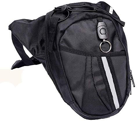 DQMEN Borsa da Gamba Marsupio Cosciale Unisex di Tela Trekking Escursioni Sportivo per Viaggio Ciclismo Arrampicata Escursionismo Campeggio Equitazione Moto Bici Confezione