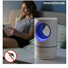 InnovaGoods Lampe anti-moustiques par aspiration KL Vortex, Blanc