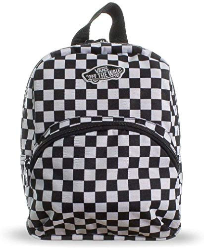 Vans Damen Mini Backpack Rucksack, schwarz/weiß, One Size