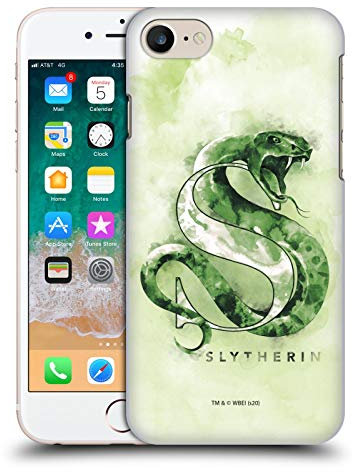 Head Case Designs Offizielle Harry Potter Slytherin Deathly Hallows XVI Harte Rueckseiten Handyhülle Hülle Huelle kompatibel mit Apple iPhone 7/8 / SE 2020 & 2022