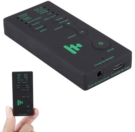Changeur de Son de Carte Audio, Carte Son Externe Universelle Audio avec 4 Effets sonores et 4 modifications vocales, Dispositif de Carte de Son de changeur Vocal Portable pour Ordinateur Portable PC