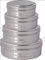CRAFTING WITH LOVE A HANDMADE Stainless Steel Tiffin/Box/Dibba/Casserole Food Organiser, Puddy Dibba | Container Set of 4 Pieces - (Silver Touch Design, 1350/1950/2600/3100 ML)