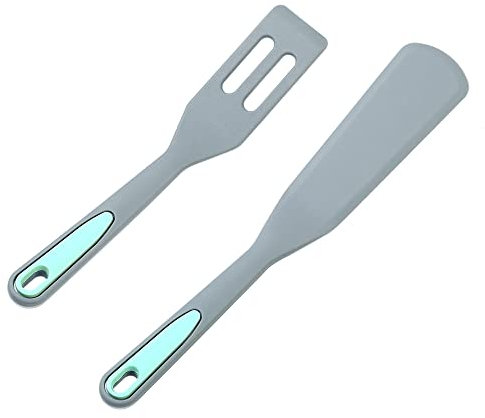 To encounter Mini Brownie Serving Spatula, Bent Icing Spatula, Heat-Resistant Flexible Nonstick Silicone, Set of 2