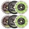 115mm Tile Wood Metal Plastic - Circular Saw Blades 4-1/2 Set 6pcs HSS/TCT/Diamond Cutting Disc 3/8 inch Arbor
