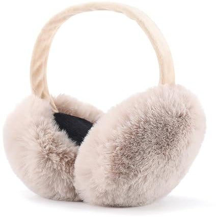 Airmoon Cache-oreilles pour femme – Cache-oreilles d'hiver – Cache-oreilles en polaire doux et chaud en tricot torsadé – Cache-oreilles pour temps froid, kaki, taille unique