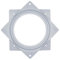 Plateau Tournant Carré 6 Pouces, Plaque Pivotante à Roulement à Billes 360 Degrés Rotatif à Roulement à Billes Métal pour Meubles TV Rack Moniteur Ordinateur (1Pcs)