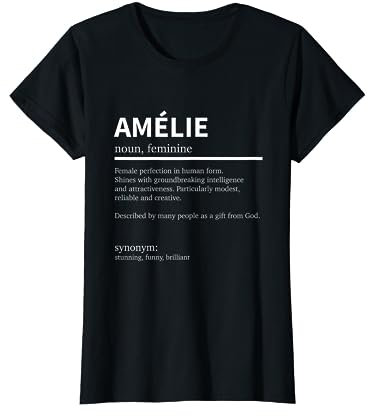 Definition Amelie Vorname Amelie Vorname Amelie T-Shirt