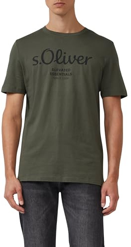 s.Oliver T-Shirt aus Baumwolle mit Label-Print