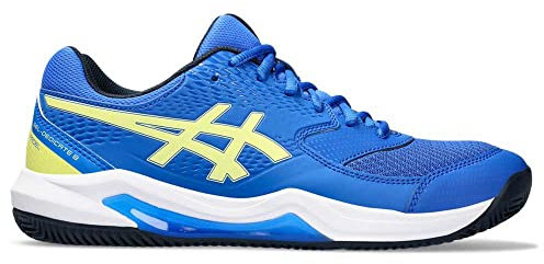 ASICS Herren Gel-Dedicate 8 Padel Sneaker, Illusion Blue Glow Yellow, 42 EU