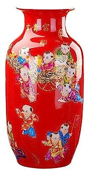 Vasen Vase aus Keramik, bodenstehend, groß, klassisch, kreativ, for Trockenblumen, Dekoration, Kunst, Haushalt, Hotel, Schlafzimmer, Büro Deko