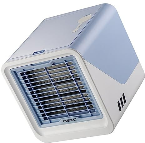 Homoyoyo Enfriador De Aire Mini Portátil Para Escritorio Pequeño Ventilador Eléctrico Para Oficina y Hogar Para Verano Dormitorio o Sala De Estar