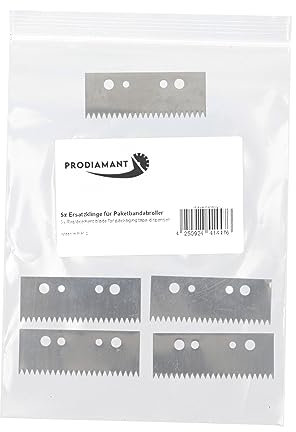 Lot de 5 lames de rechange pour dévidoir de ruban adhésif 50 mm