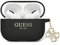 Guess GUAP2LECG4K Hülle für AirPods Pro 2 Cover Schwarz Liquid Silicone Glitter Triangle Charm