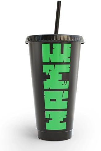 Personalized Gamer's Cold Cup Plastic 24oz Gift for Him or Her | Ideal for Birthdays Customized Gaming Theme