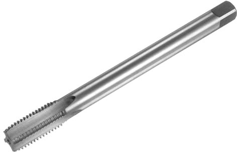 QUARKZMAN Taraud à Filetage Métrique M15 x 2 H2 160mm Fraiseuse à Filetage à Cannelure Droite Extra Longue, Outil de Réparation de Taraudage