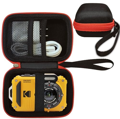 XEGIMOR Hartschalen-Tragetasche für Kodak PIXPRO WPZ2, robuste, wasserdichte Digitalkamera, Kamera-Aufbewahrungshalter für Kodak PIXPRO WPZ2 Kamerazubehör (nur Hülle)