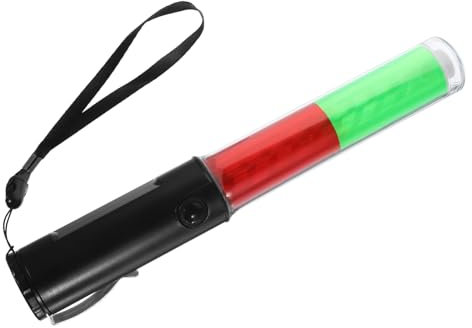 PartyKindom Konzert-leuchtstäbe Verkehrskontrollstäbe Signal-verkehrsstab Notlicht Leuchtstäbe Stock Led Zauberstab Taschenlampe Ampelstab Für Die Verkehrskontrolle Notfall-lichter Uv Abs