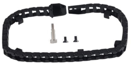 BaotyJie Open Drag Chain Flexible High Performance,with Screws,Sturdy,Practical Black Bridge Type 6x10 mm Cable Carrier for 3D Printer