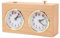 Mechanische Schachuhr aus Holz, Quarz Analog Timer, Schachuhr, Tragbarer Schach Timer Zum Aufziehen für Schachbrettspiele, Internationale Schachuhr für Wettbewerbe