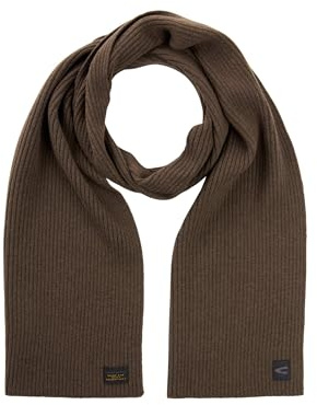 camel active Herren Strickschal aus reiner Lammwolle