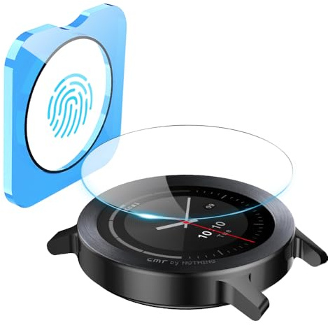 Lemxiee Pellicola Vetro Temperato per CMF by Nothing Watch 3 Pro [2 Pezzi] HD Pellicola Schermo