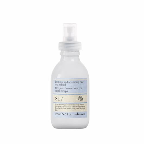 Davines SU/Aceite protector para el cabello y el cuerpo, con extracto de naranja amarga, 135 ml