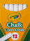 CRAYOLA - Gesso Bianco Senza Polvere, Confezione da 12 Pezzi, 0280
