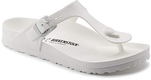 BIRKENSTOCK Unisex-Erwachsene Gizeh Zehentrenner, Weiß (White), 42