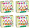 HiPP - 100% Fruits - 4 variétés dès 4/6 Mois - Gourdes - 8x90g - Lot de 4