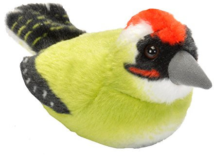 Wild Republic BIRD19499 GRÜNES Holz Plüschtier