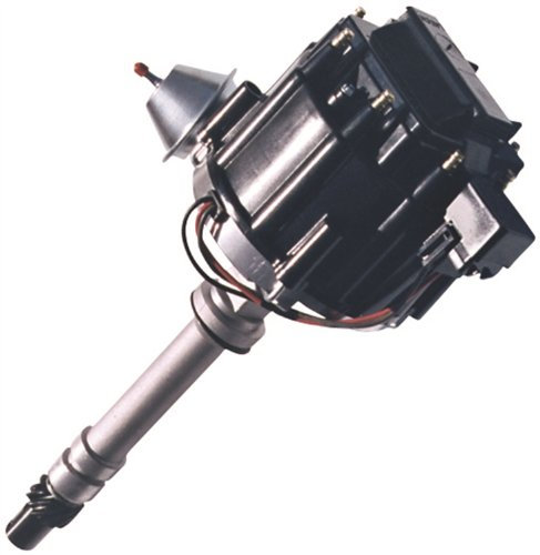 Proform 66941BKM Mechanischer Lockout HEI Racing Distributor mit Stahlgetriebe und schwarzer Kappe für Chevy V8