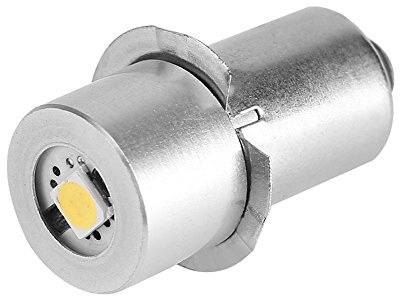 Fdit 1 stück P13.5S 1 Watt LED Taschenlampe Ersatzlampe Taschenlampe Lampe Notfall Arbeitslicht Erneuerung Teil Lange Lebensdauer(6 V) MEHRWEG VERPACKUNG