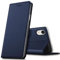 Verco Handyhülle für iPhone XR, Premium Handy Flip Cover für Apple iPhone XR Hülle [integr. Magnet] Book Case PU Leder Tasche (6,1 Zoll), Blau